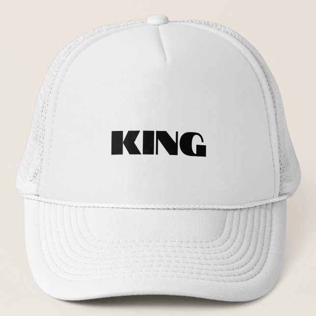 Anpassningsbarna kung Text Namn Personlig,  för ve Keps (Framsida)