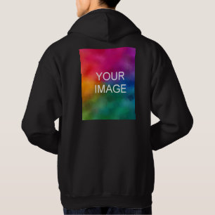 Anpassningsbarna Lägg till bildtextmall för bildte Hoodie