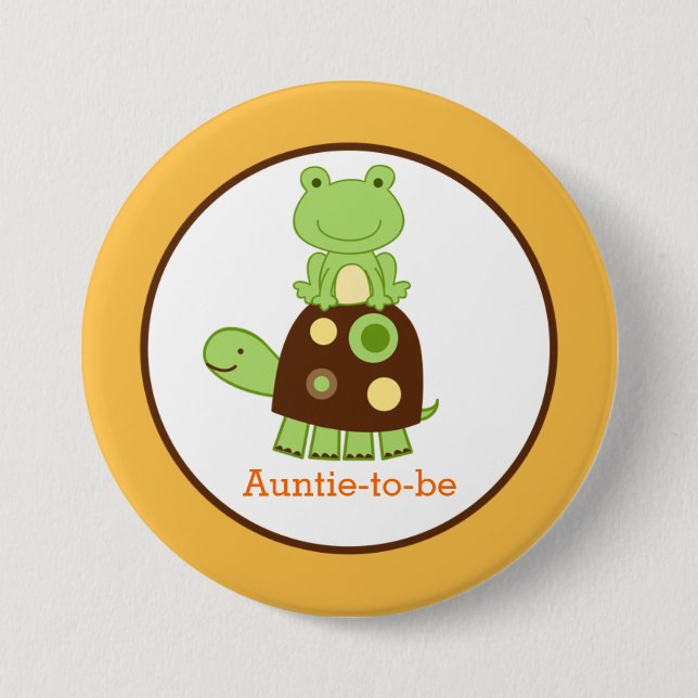 Anpassningsbarna Laguna Turtle NAMN BRICKA, Button Knapp (Framsida)