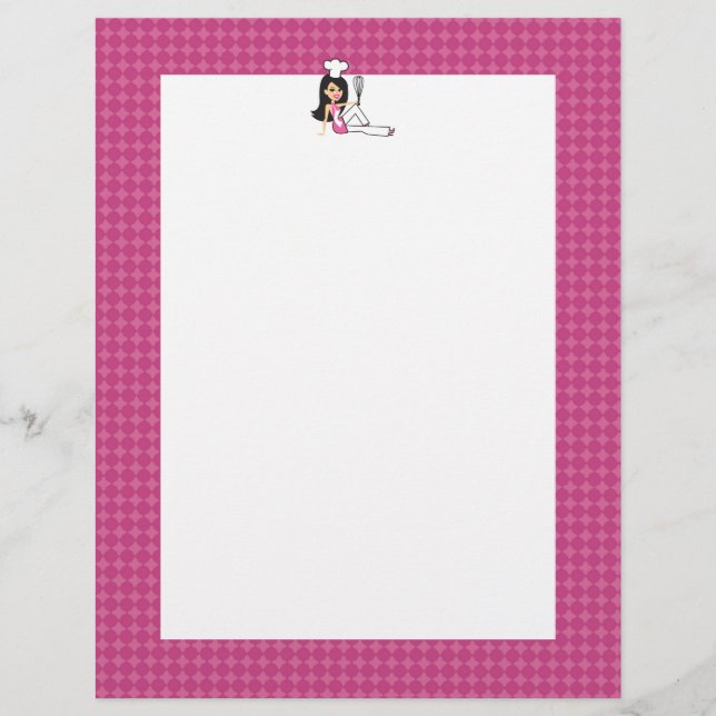 Anpassningsbarna Letterhead för Recept Page har il (Framsida)