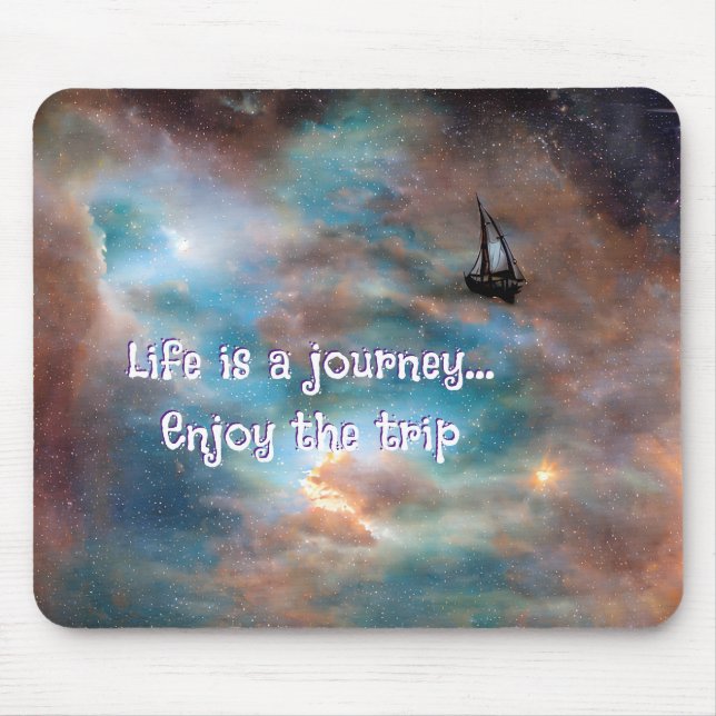 Anpassningsbarna "Life is a Journey" Mousepad Musmatta (Framsidan)