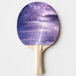 Anpassningsbarna lila Himlar Lightning Strejka Pingisracket