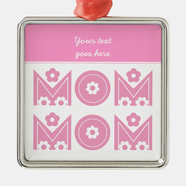 anpassningsbarna mamma Mors dag ornament (Framsidan)