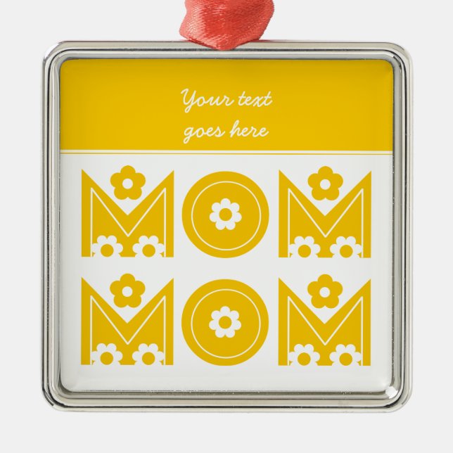 anpassningsbarna mamma Mors dag ornament (Framsidan)