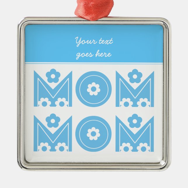 anpassningsbarna mamma Mors dag ornament (Framsidan)
