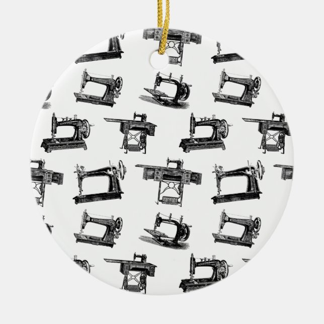 Anpassningsbarna Maskiner  BAKGRUND FÄRG Julgransprydnad Keramik (Framsidan)