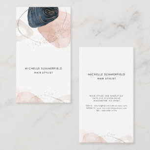Anpassningsbarna Modern Abstrakt Hair Stylist Visitkort