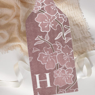 Anpassningsbarna Monogram för vacker Cherry-Blomma