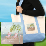 Anpassningsbarna Monogram Namn i klotfärgskassan Tygkasse<br><div class="desc">Watercolor Beach - fredlig och skonsam scen med två strandstolar - vacker som en väska för dig att ha eller perfekt som gåva. Lägg märke till anpassningsbarna med två färg monogram Alla designfrågor skickar bara en chatta eller ett e-postmeddelande till charmdesignstudio@rcn.com och vi är glada att kunna hjälpa till.</div>
