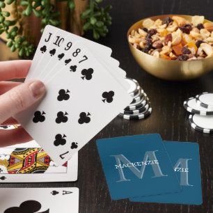 Anpassningsbarna Monogram och Personligen Namn är  Casinokort