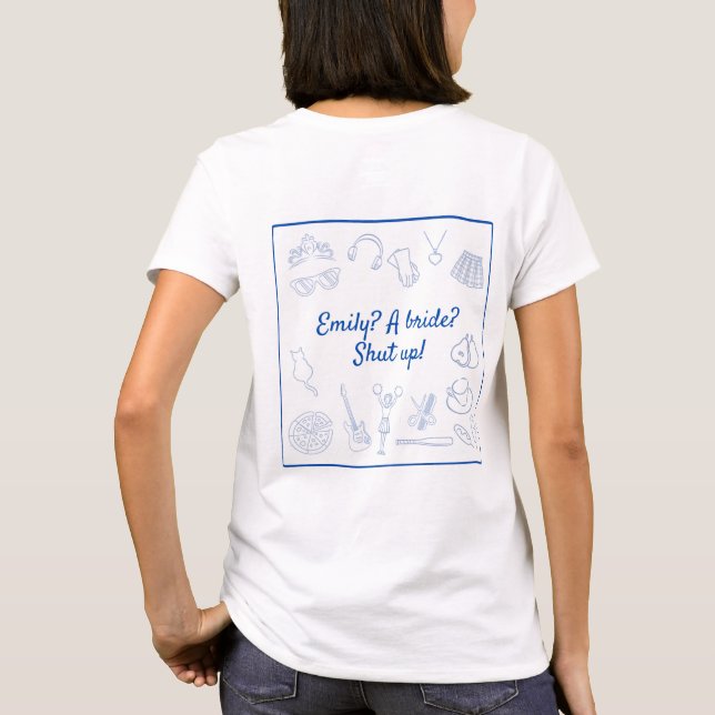 Anpassningsbarna Movie Princess Bachelorette 2000 T Shirt (Baksida)
