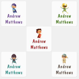 Anpassningsbarna Namn Clothing Klistermärke