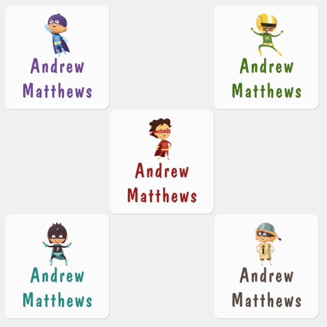 Anpassningsbarna Namn Clothing Klistermärke (Grupp)