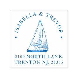 Anpassningsbarna Nautiskt tema Bröllop Självfärgande Stämpel