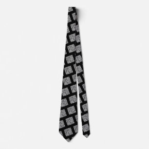 Anpassningsbarna Neck Tie-Personlig för QR-kod Fär Slips