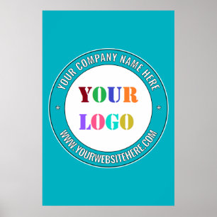 Anpassningsbarna och Färg Poster din Logotyp