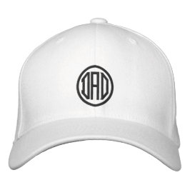 Anpassningsbarna Pappa Simple Modern Typography Broderad Keps