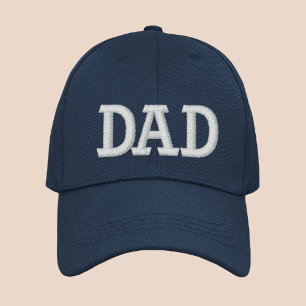 Anpassningsbarna Pappa Simple Modern Typography Broderad Keps