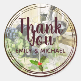 Anpassningsbarna Party i, Jul, Vin Runt Klistermärke