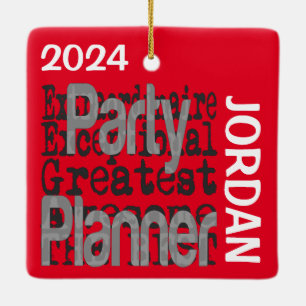 ANPASSNINGSBARNA party Planner Extraordinaire Julgransprydnad Keramik