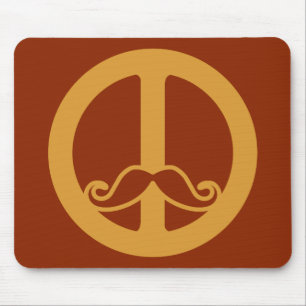 Anpassningsbarna Peace Stache mousserande Musmatta