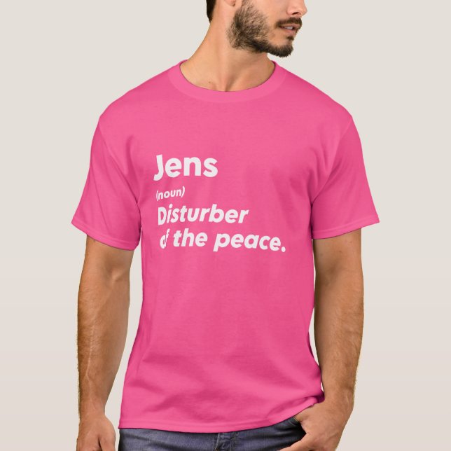 Anpassningsbarna Persona vid  "Disturber of the Pe T Shirt (Framsida)