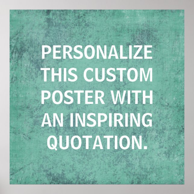 Anpassningsbarna personlig Poster, inspirerande ci Poster (Framsidan)