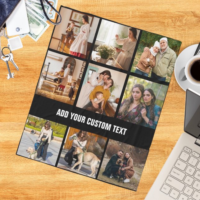 Anpassningsbarna Photo College i julfamiljen Fleecefilt (Skapare uppladdad)