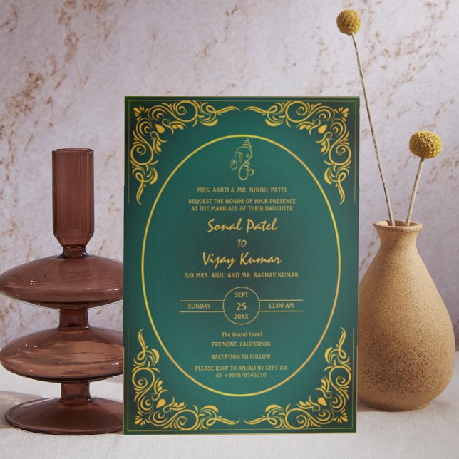 Anpassningsbarna Photo Ganesha Logotyp Inv. från I Inbjudningar (Skapare uppladdad)