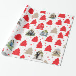 Anpassningsbarna Photo Gift Wrap Little Julgranar Presentpapper<br><div class="desc">Många små Julgranar känner sig festliga och visar dina foton med ett presentmeddelande från lycklig som skapar det här helgdag som är pappert och något som dina vänner och familj kommer att få från kärlek. Fotografi � Shanna Russell Photography,  San Antonio TX</div>