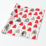 Anpassningsbarna Photo Gift Wrap Little Julgranar Presentpapper<br><div class="desc">Många små Julgranar känner sig festliga och visar dina foton med ett presentmeddelande från lycklig som skapar det här helgdag som är pappert och något som dina vänner och familj kommer att få från kärlek. Fotografi � Shanna Russell Photography,  San Antonio TX</div>
