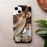 Anpassningsbarna Photo Personlig Namn<br><div class="desc">Personlig iphone case ger underbara gåvor till tillfällen. Anpassa med ett foto och valfri namn eller formulering. I anpassningsbar kommer iphone case att ge en underbar gåva till födelsedagar, julklappar, mors dag, fars dag, studenten eller andra särskilda tillfällen. Eller skapa en för dig själv för att lägga till en personlig...</div>