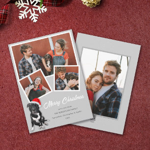 Anpassningsbarna Photo Stafford Bull Terrier-julen Julkort