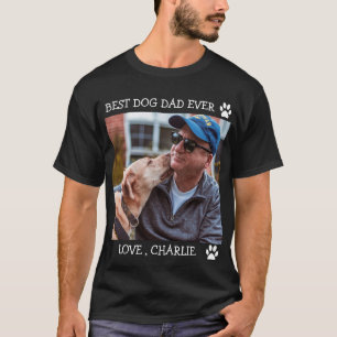 Anpassningsbarna Photo T-Shi, bästa Hund Pappa n T Shirt
