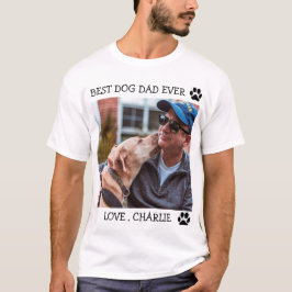 Anpassningsbarna Photo T-Shi, bästa Hund Pappa någ T Shirt