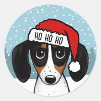 Anpassningsbarna Piebald Dachshund Santa Cute Wien