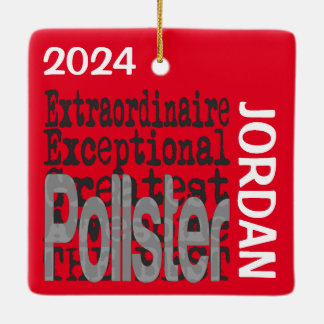 Anpassningsbarna Pollster Extraordinaire Julgransprydnad Keramik