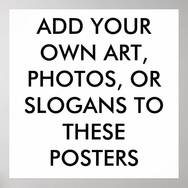 ANPASSNINGSBARNA POSTER - POSTER EGEN - SKAPA (Framsidan)