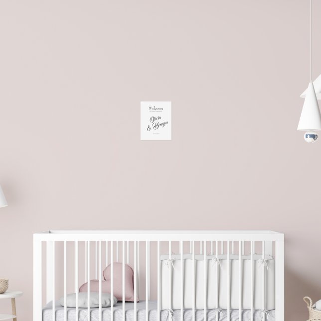 Anpassningsbarna Poster tecken - Personlig, händel (Barnkammare 2)