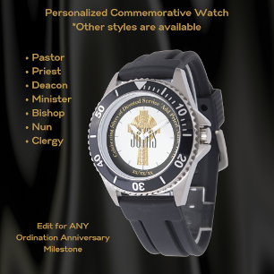 Anpassningsbarna Priest Gift Ordination Anniury Sp Armbandsur
