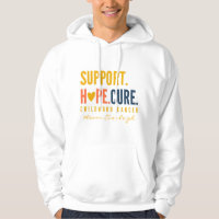 anpassningsbarna Pullover Hoodie stöder barncancer