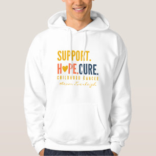 anpassningsbarna Pullover Hoodie stöder barncancer