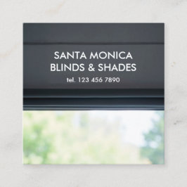 Anpassningsbarna QR för Windows-Blinder Fyrkantigt Visitkort