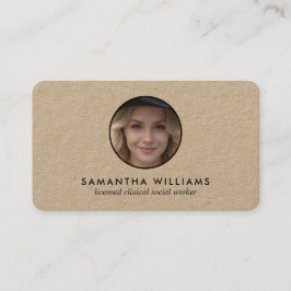 Anpassningsbarna QR-foto för LCSW Social Worker Visitkort