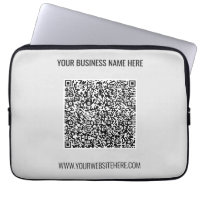 Anpassningsbarna QR-kod och Färg Laptop sleeve