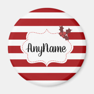 Anpassningsbarna Red and White jul Magic Mistletoe Magnet