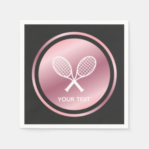Anpassningsbarna ro Guld tennis Rackets Girls Spor Pappersservett