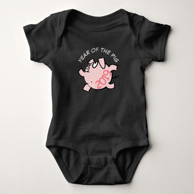 Anpassningsbarna Rosa Gris med sex Tecknader T Shirt (Framsida)