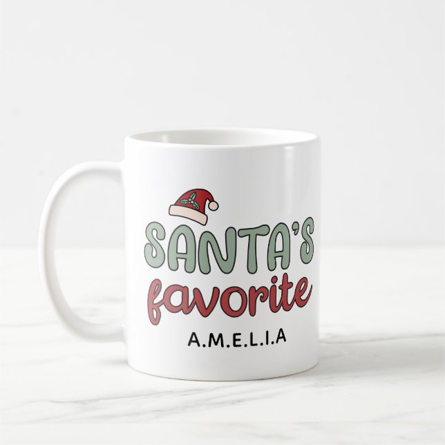 Anpassningsbarna Santas Favorite Kaffemugg (Vänster)