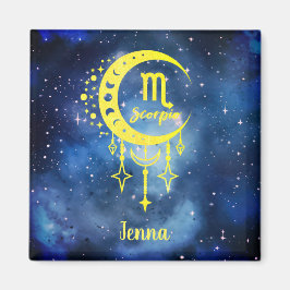 Anpassningsbarna Scorpio Namn Magnet, Midnight Blu Magnet